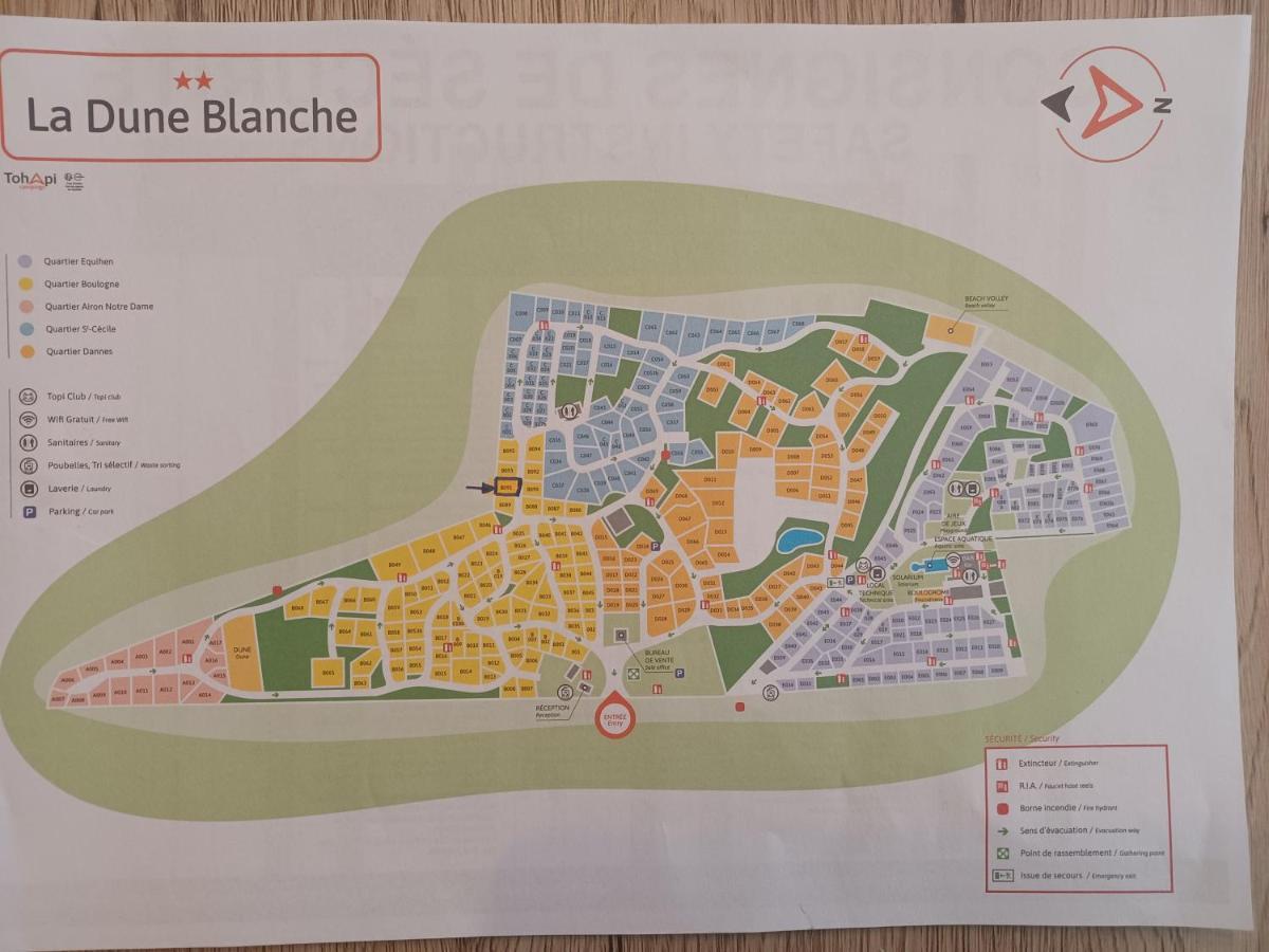 Camping La Dune Blanche Camiers Extérieur photo